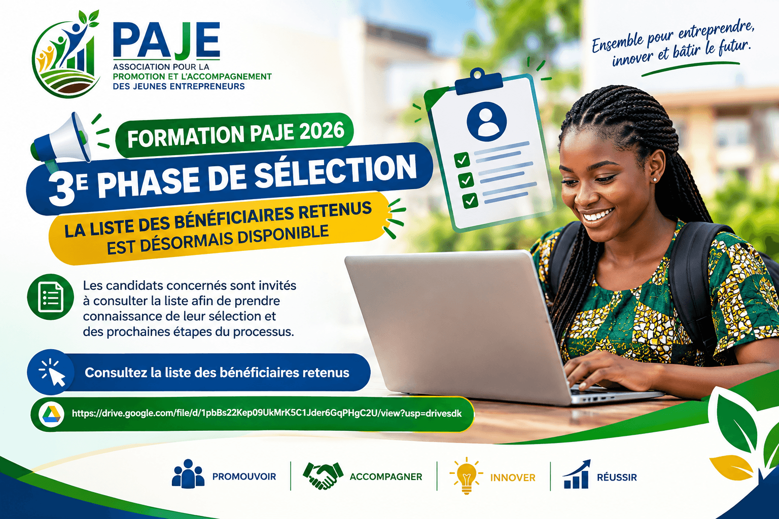 FORMATION PAJE 2026