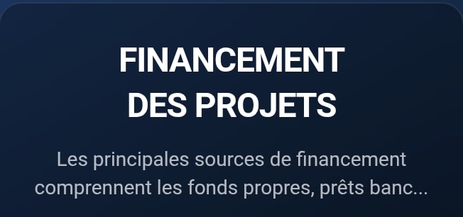FINANCEMENT DES PROJETS